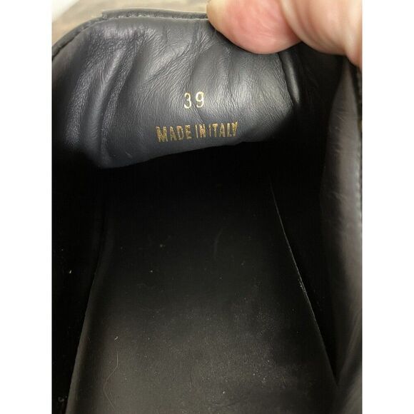 VERSACE Leather Studded Accents Sneakers - Picture 13 of 13